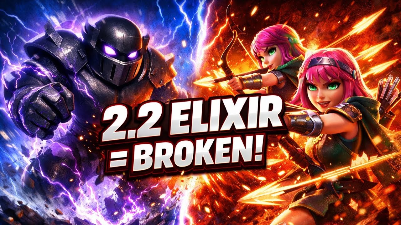 Best 2.2 Elixir EVO MK & EVO Archers Deck 2026 🔥