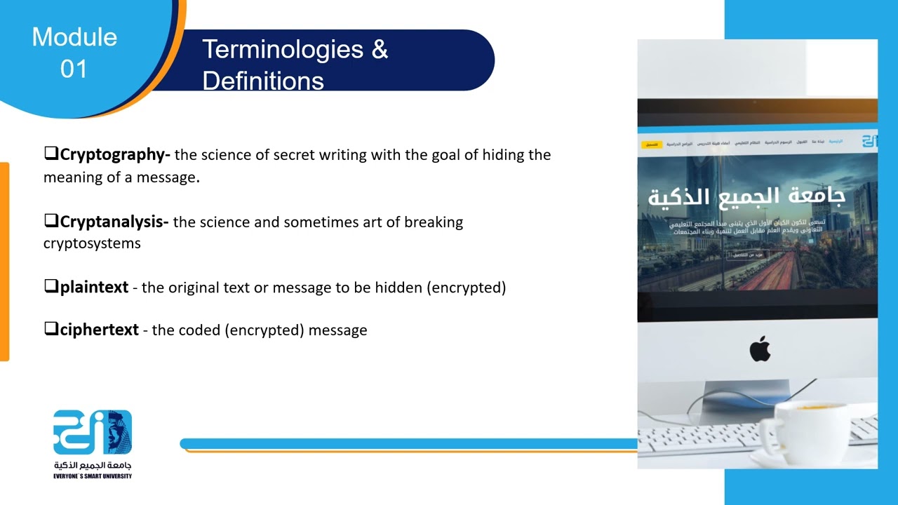 Introduction to Cryptography - Lecture 1 - ESU