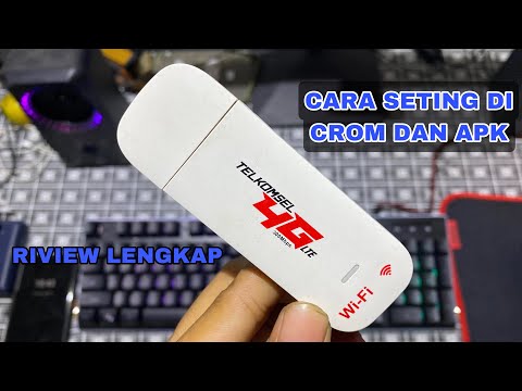 CARA SETING MODEM TELKOMSEL 4G LTE.. SETING DI CROM DAN APLIKASI