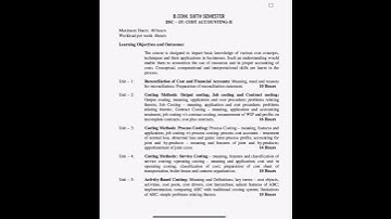 Syllabus bcom 6sem cost accounting II 2023