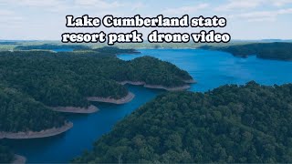 Lake Cumberland state resort park Kentucky drone video 