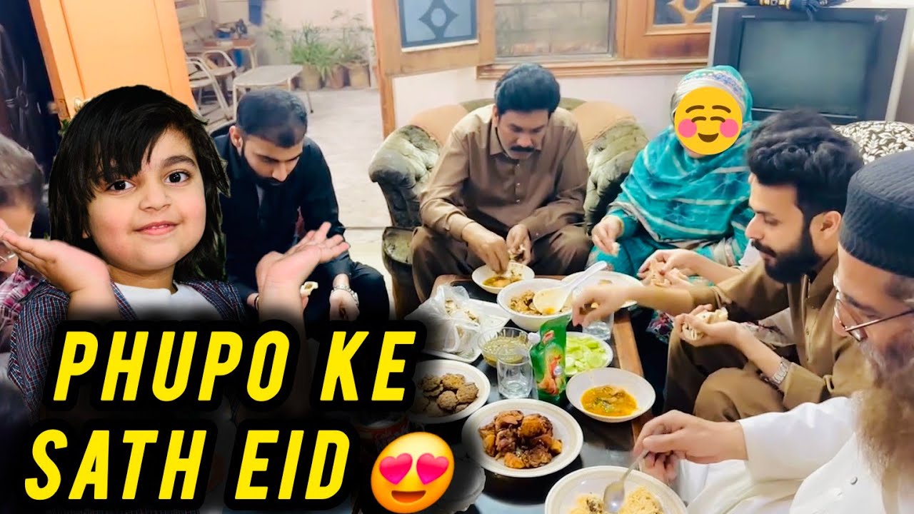 Eid Ke Rang Phupo Ke Sang 😍 || Family Eid Vibes || Celeberating Family 🧡 