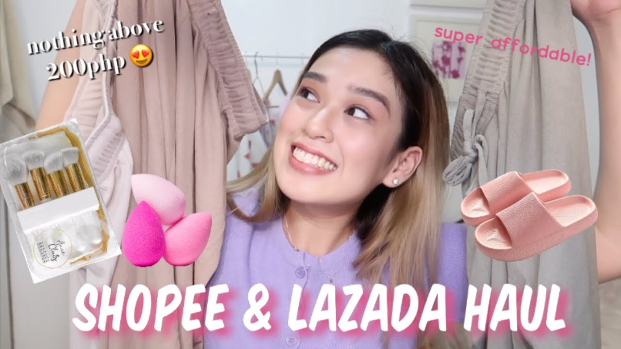 AFFORDABLE SHOPEE & LAZADA HAUL 12.12 || Aehrika Gaji