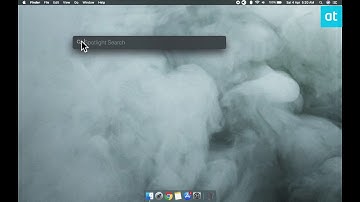 How to move the Spotlight search bar on macOS