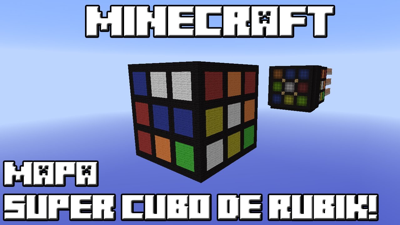 Estrecho Gasto que te diviertas Minecraft Mapa SUPER CUBO DE RUBIK! - YouTube