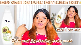 zak Handschrift stad BEST BODY WASH FOR SUPPER SOFT BRIGHTENING SKIN: Dove Body Wash |Glow And  Lightening Body Wash #soap - YouTube