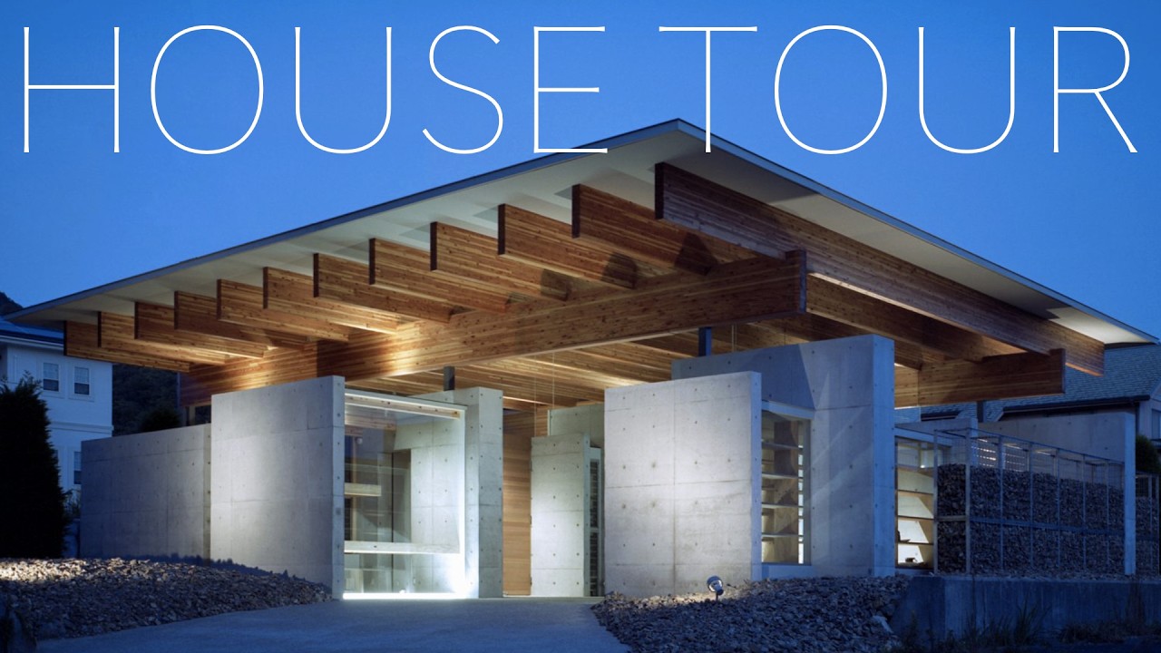 【解説】屋根が浮いている家を建てる方法【ルームツアー】