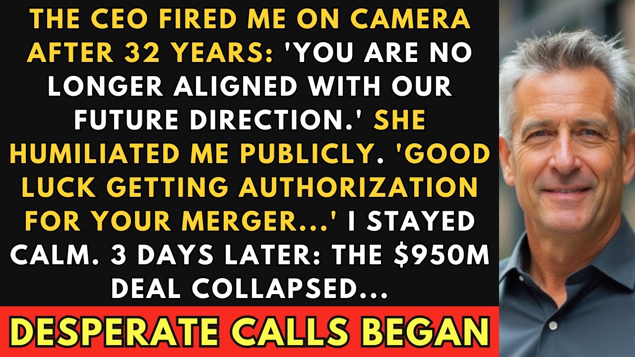 I Got Fired In Front Of Everyone After 32 Years—The $950M Merger Collapsed in 3 Days