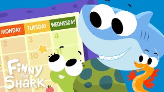 Days Of The Week | Kids Song | Finny The Shark by Finny The Shark 1,294,247 views 8 months ago 1 minute, 23 seconds