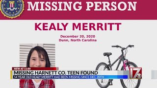 Missing Harnett County teen is found, will be reunited with parents, deputies say