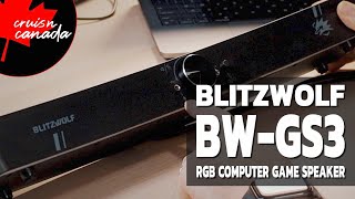 Blitzwolf Bw-Gs3 Computer Game Speaker Unboxing Review