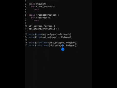 Python Program to Differentiate Between type and isinstance - YouTube