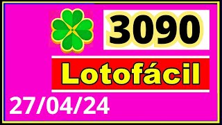 LotoFacil 3090 - Resultado da Lotofacil Concurso 3090