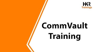 CommVault Training | CommVault Certification Online Course| Overview of Commvault - HKR Trainings