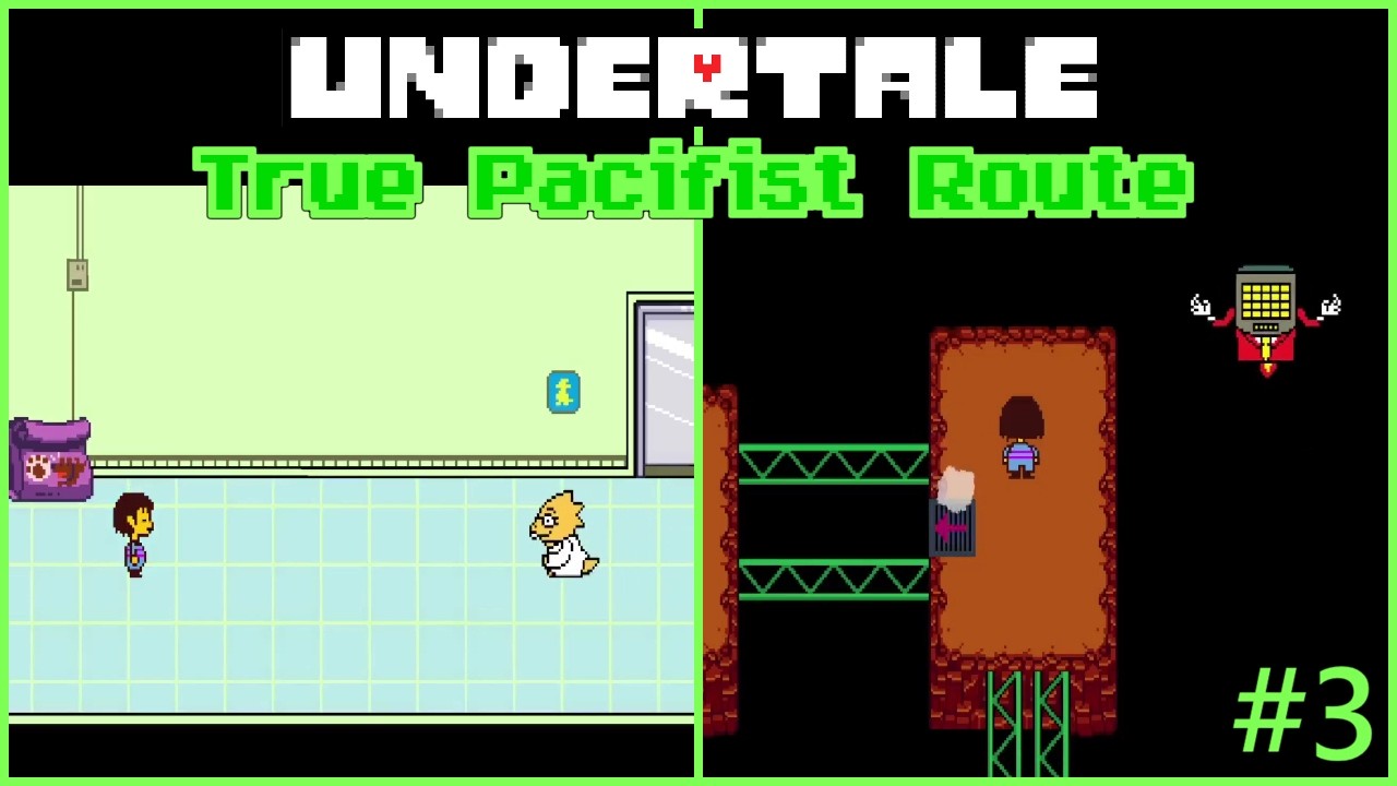 Undertale True Pacifist Route #3-Hotland & Secrets - YouTube