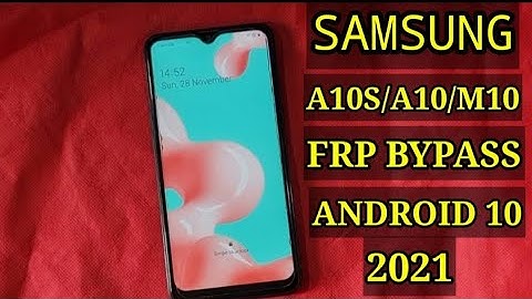 samsung A10s (sm-A107F) google account bypass/ frp unlock Android 10 easy trick 2021