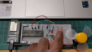 Esp32 5Sec Timer Operated Dc Motor Controller With Led Indicator