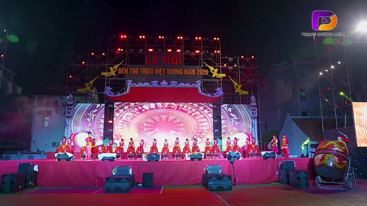Màn Biểu Diễn Trống Hội