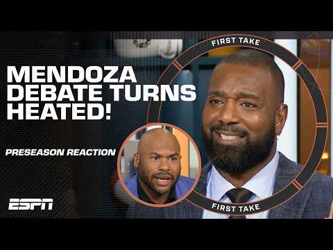 Fernando Mendoza's preseason performance sparks a HEATED DEBATE on First Take 👀🔥
