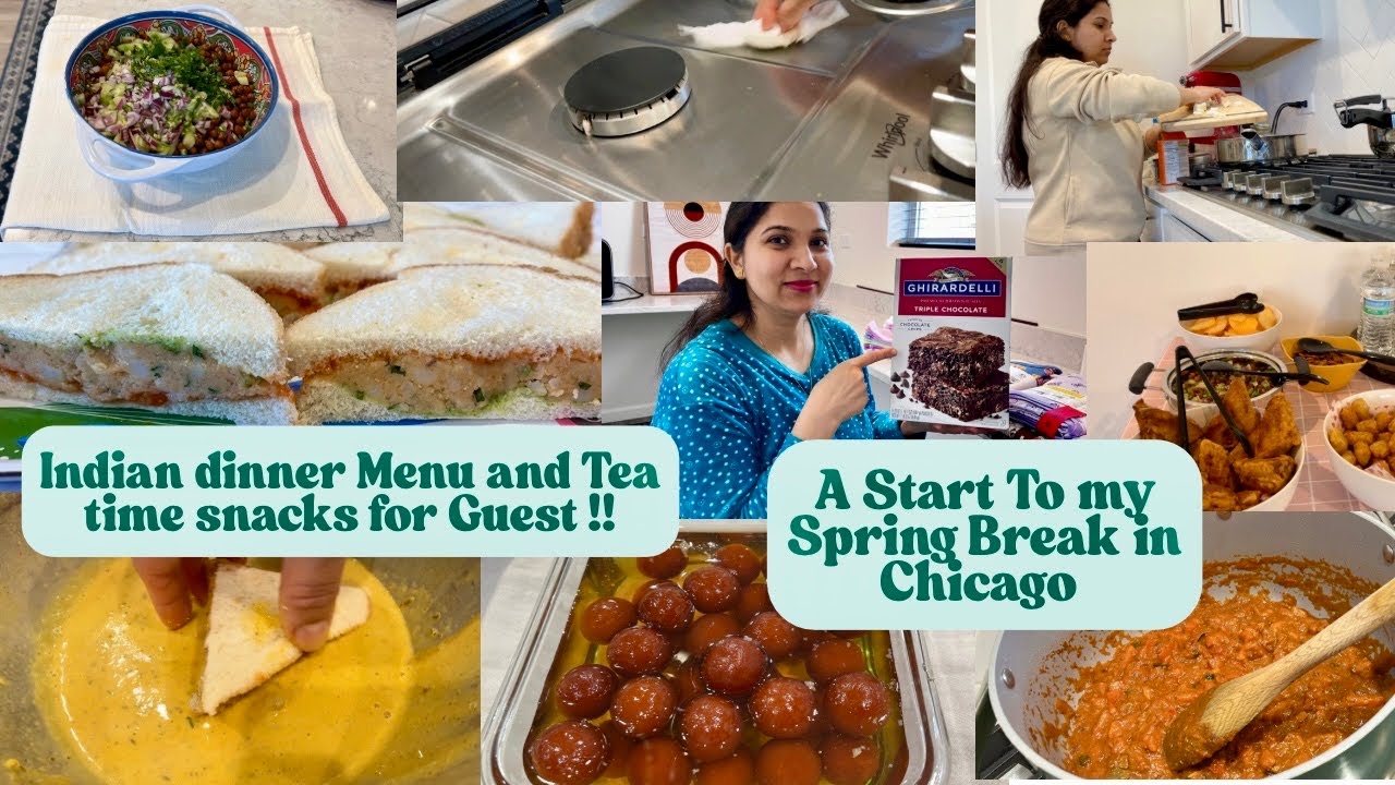 💕Indian Dinner Menu For Guest 🎀A BUSY DAY In My Life (DIML)Indian Mom Vlogger In AMERICA~H4 VisaWife