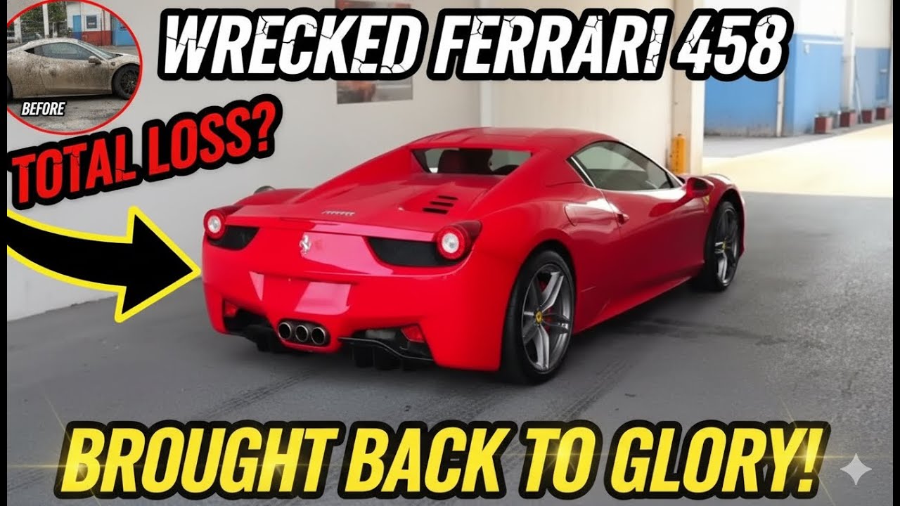 WRECKED Ferrari 458 Brought Back to GLORY! (The ULTIMATE Supercar Restoration)