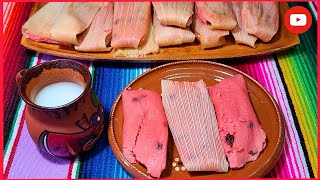 COMO HACER TAMALES DULCES | TAMALES DULCES DE FRESA