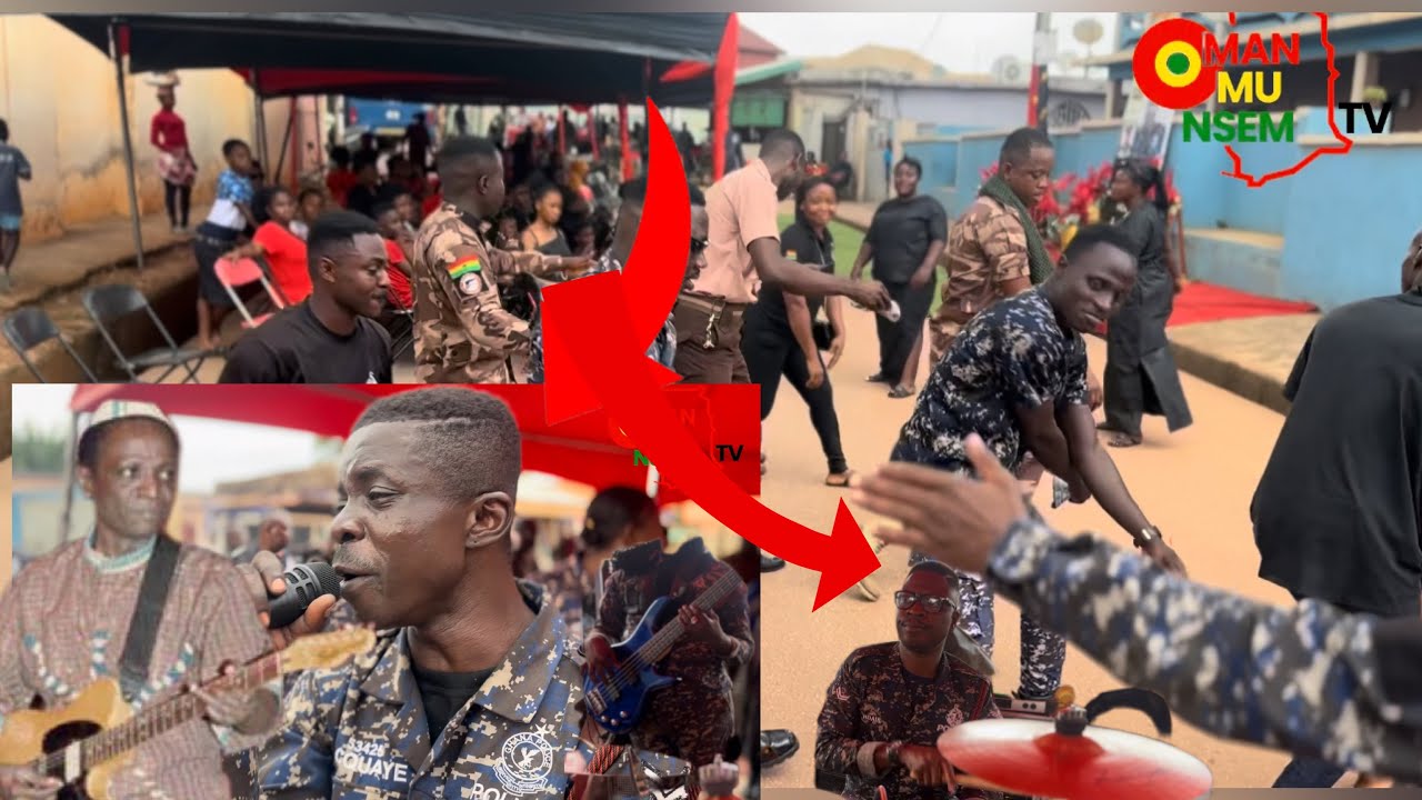 WOW😍! Ghana Police Band Rocks the Stage with Nana Kwame Ampedu's Unforgettable Song