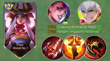 REVAMP FREYA USE THIS ITEM FOR JUNGLE ROLE UNLI LIFESTEAL??? FREYA BEST BUILD 2025 - MLBB