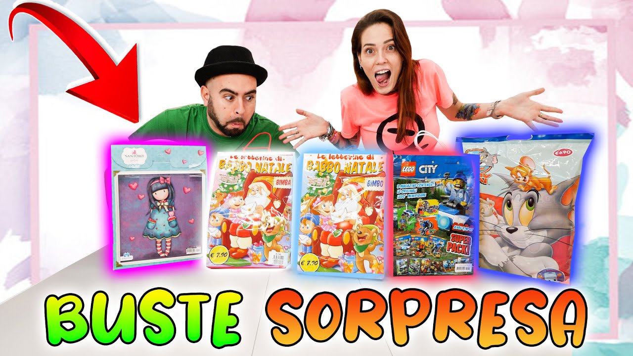 APRIAMO LE BUSTE SORPRESA DELL' EDICOLA! (Le compravo SEMPRE quando ero piccola!  🥰 )