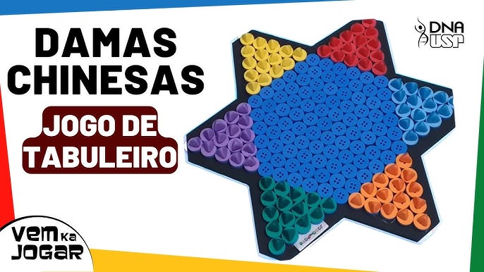 Compra online de Jogo de damas chinês portátil conjunto de madeira de  borracha damas chinesas clássico jogo de tabuleiro de estratégia chinesa