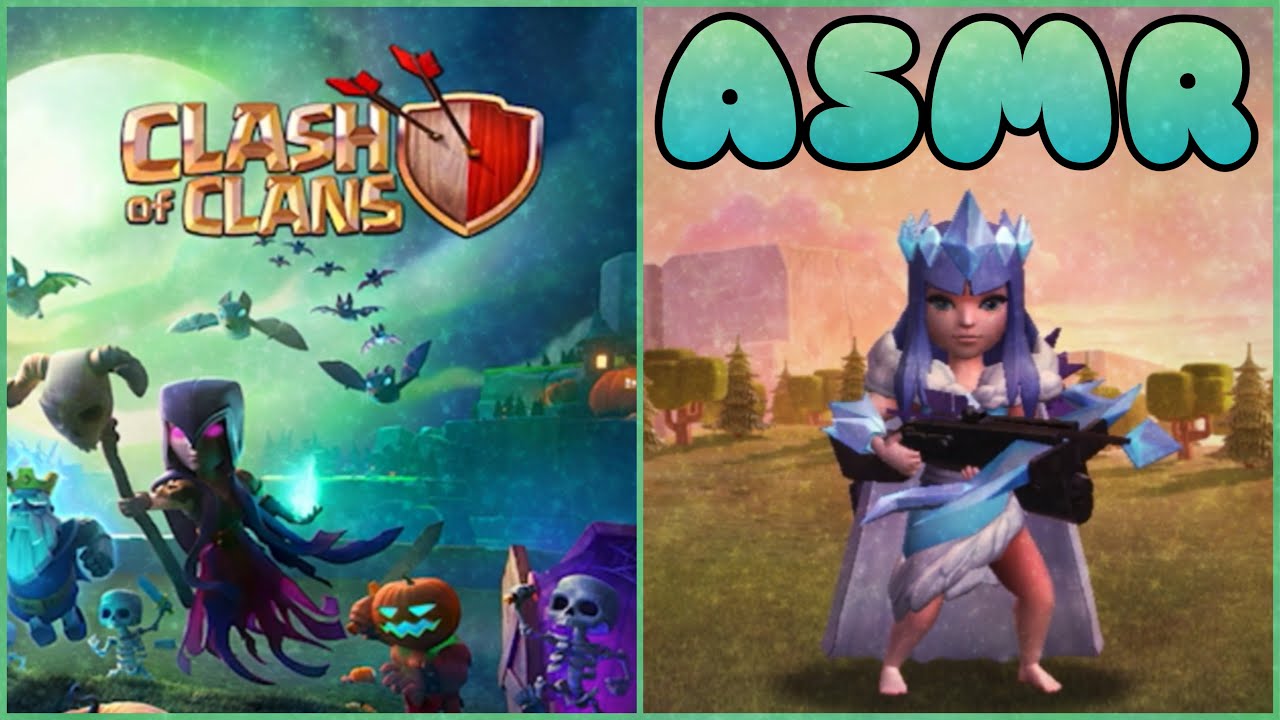 ASMR 🏹 Clash Of Clans • Te muestro mi aldea abandonada • Sonidos de Agua 💧