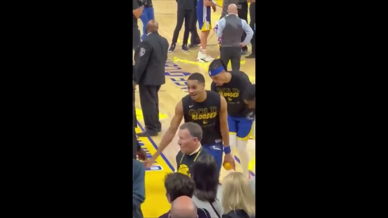 Jordan Poole mocking Ja Morant! Griddy Dance YouTube