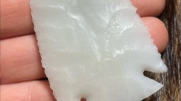 Novaculite Spearpoint Flintknapping