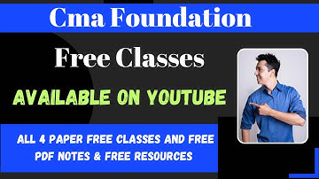 Best youtube channels for Cma Foundation Free classes ll Rock Ur Cma Foundation with Free  Videos