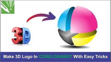 Modern 3D   Logo Design in CORELDRAW Tutorials