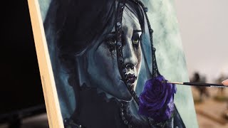 "Iris Von Everec" Oil Painting Timelapse