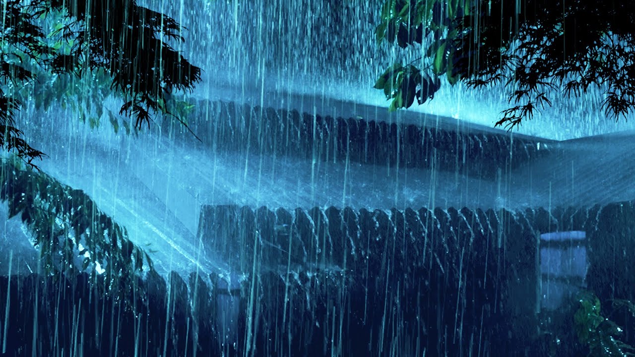 Проливной Дождь С Судорожным Грохотом Под Скрипучей Жестяной Крышей — Победите Бессонницу, Расслабьт