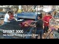 M&R's SPRINT 3000 Gas Screen Printing Conveyor Dryer