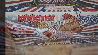 Rooster Turns Colors Firework