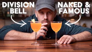 Naked & Famous vs Division Bell - 2 mezcal drinks that'll blow your socks off!