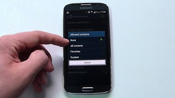 Samsung Galaxy S4 Blocking Mode Demo