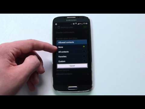 Samsung Galaxy S4 Blocking Mode Demo