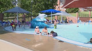 Families flock to St. Louis area pools amid hot weather