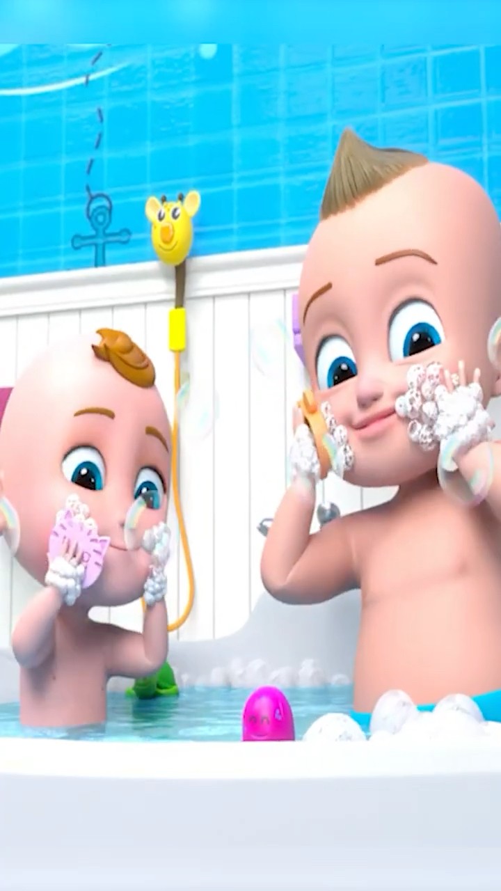 Baby Bath Time Songs #billionsurprisetoys #kidssongs #abctoys