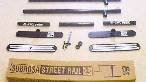 Subrosa BMX Street Rail Assembly Time lapse