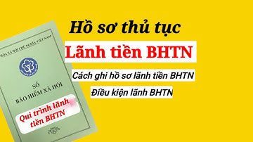 Hồ sơ thủ tục lãnh tiền BHTN || Cách ghi hồ sơ BHTN