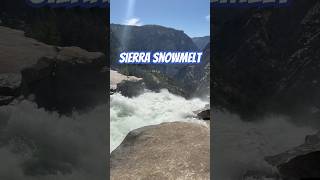 Nature’s Renewal: Nevada Fall Yosemite ASMR & White Noise 🏔️ #shorts