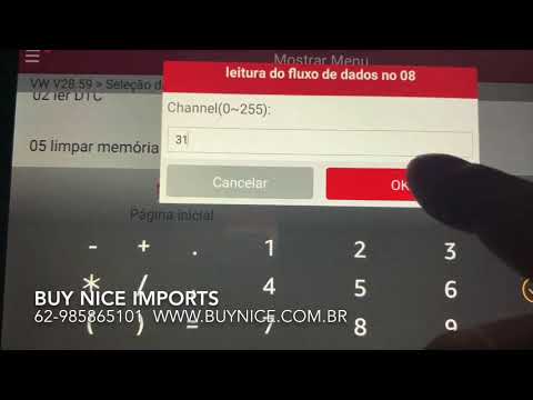 Veículos VW A/F Ajuste de Combustível e Sonda Lambda Com Launch X431 Pro3 e Outros