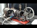 ESSEX HOT AIR STIRLING ENGINE pt 3 #768 tubalcain  hot air antique