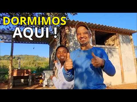 WE SPENT OUR FIRST NIGHT IN THE WORLD'S CHEAPEST CABIN! 😱🏡